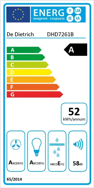 Obrázek ODSAVAČ VÝSUVNÝ Z PRACOVNÍ DESKY DHD7261B 120 cm
