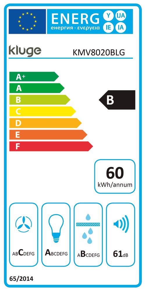 Obrázek ODSAVAČ PLNĚ VESTAVNÝ KMV8020BLG