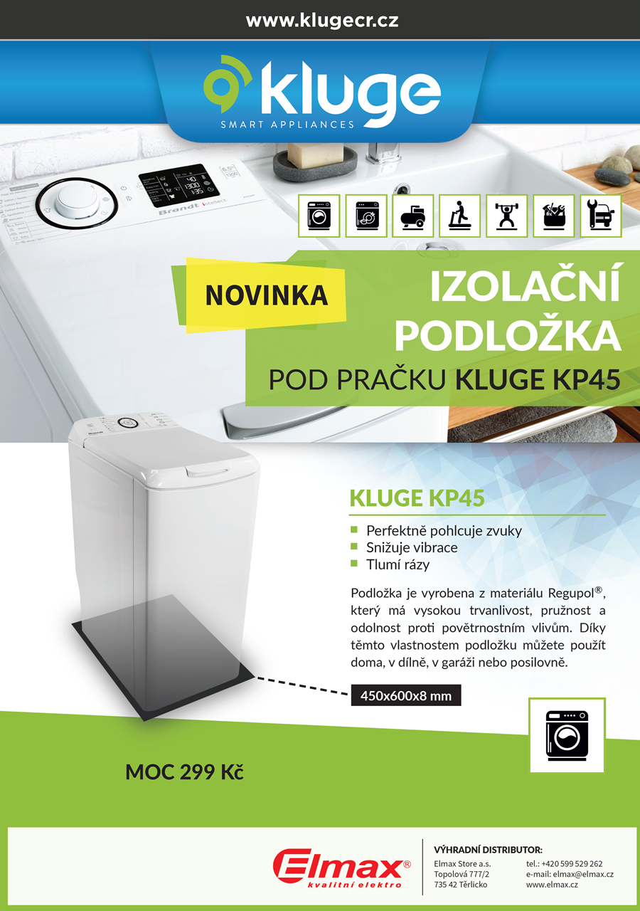 Obrázek Pryžová podložka pod pračky KP45