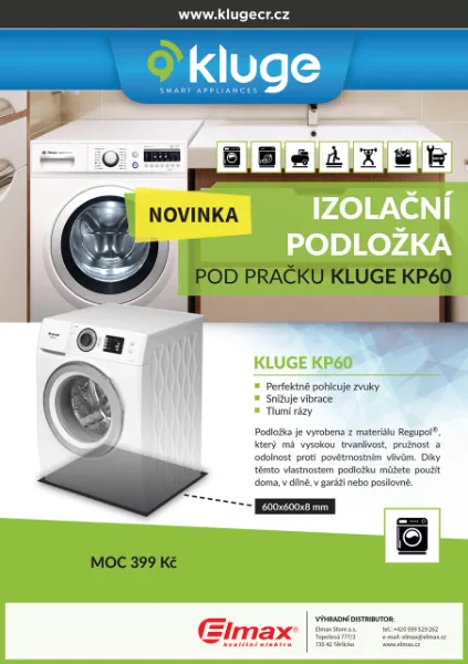 Obrázek Pryžová podložka pod pračky KP60