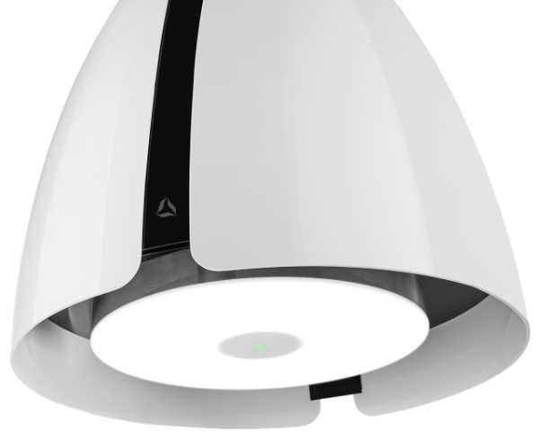Obrázek Odsavač ostrůvkový Miss W Glossy White (CDW5001B)