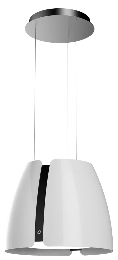 Obrázek Odsavač ostrůvkový Miss W Glossy White (CDW5001B)