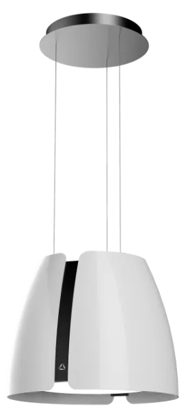 Obrázek Odsavač ostrůvkový Miss W Glossy White (CDW5001B)