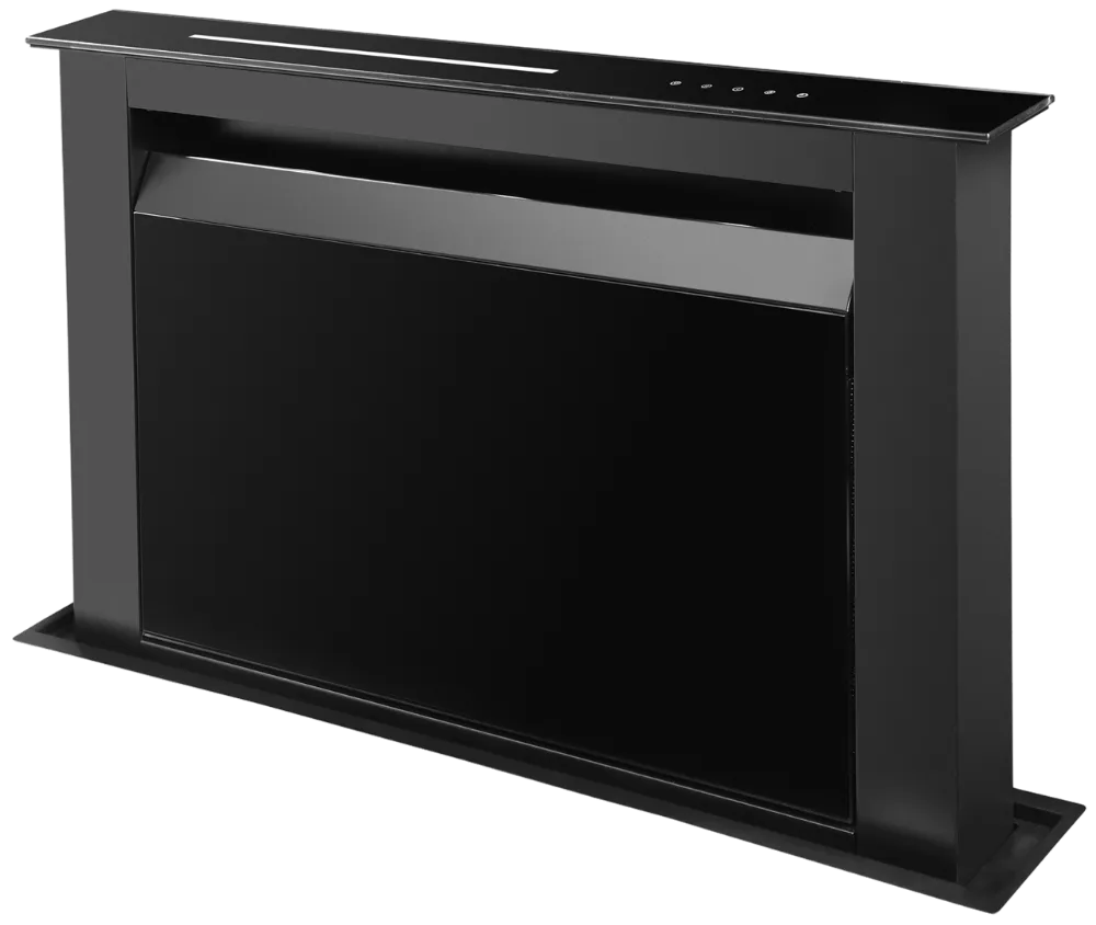 Odsavač výsuvný z pracovní desky MOONDRAFT 90 Black CDB9001CC