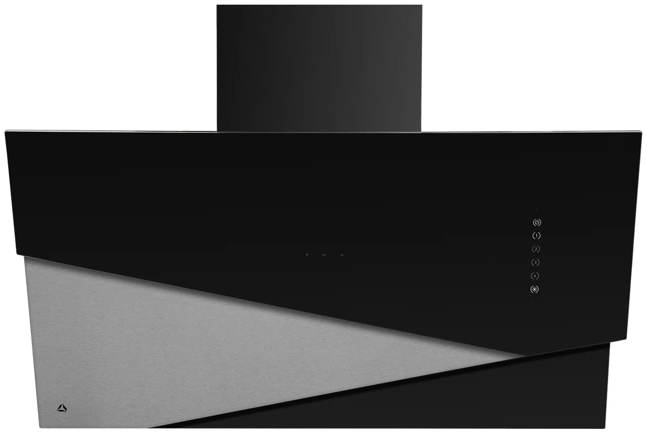 Obrázek Odsavač šikmý komínový Trio Black Inox (CDP9001CI)