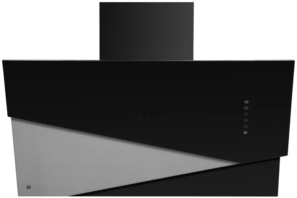 Odsavač šikmý komínový Trio Black Inox (CDP9001CI)