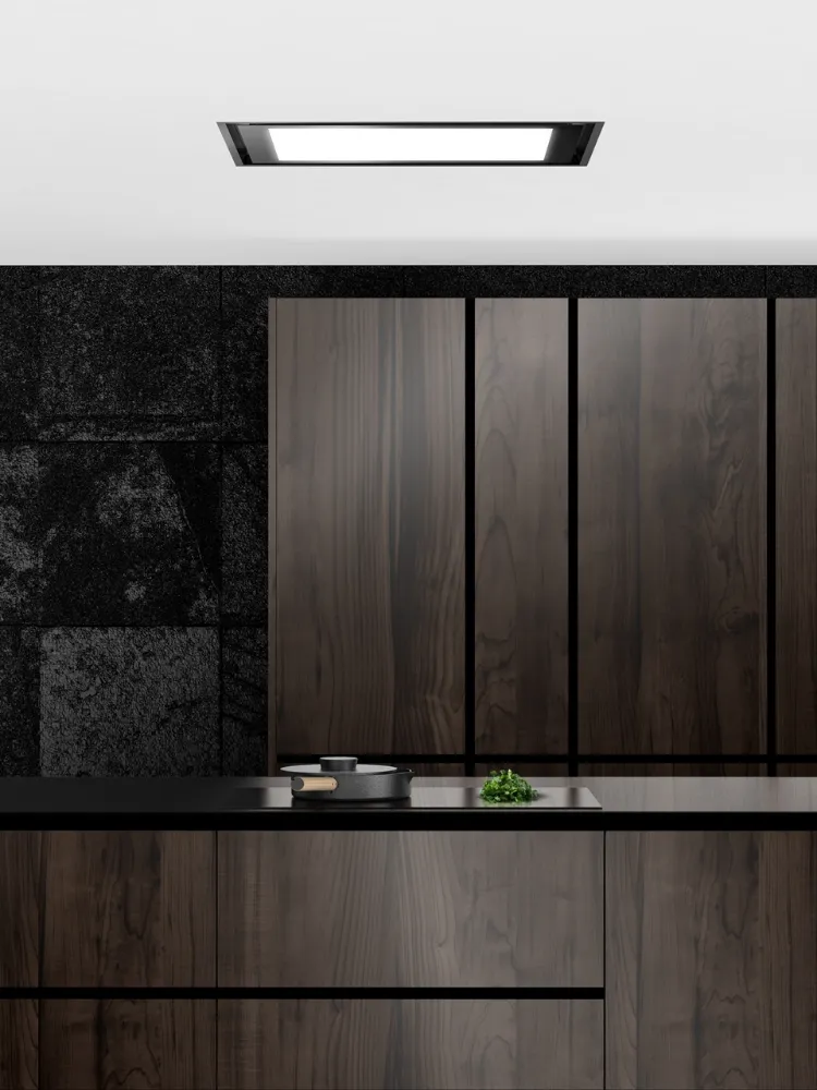 Obrázek Odsavač vestavný stropní SU Light Black (CDS9001C)
