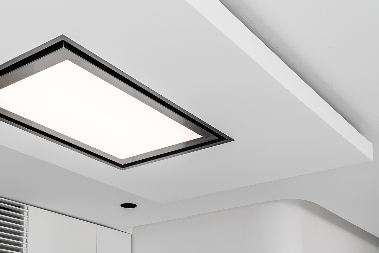 Obrázek Odsavač vestavný stropní SU Light Black (CDS9001C)