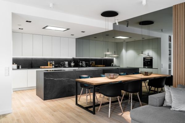 Obrázek Odsavač vestavný stropní SU Light Inox White (CDS9001IB)