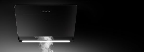 Obrázek Odsavač šikmý komínový Illumia Black (CDP9002C)