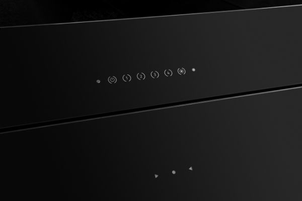 Obrázek Odsavač šikmý komínový Illumia Black (CDP9002C)
