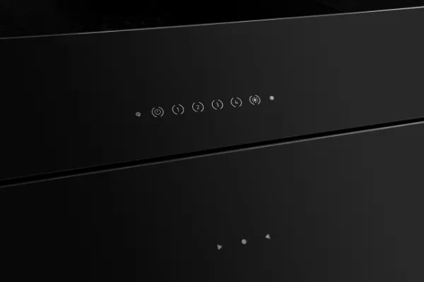 Obrázek Odsavač šikmý komínový Illumia Black (CDP9002C)