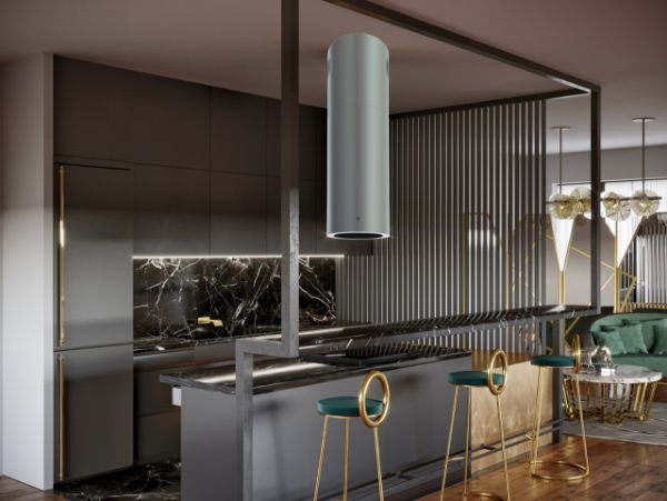 Obrázek Odsavač ostrůvkový Tubus W Inox (CDW3801I)