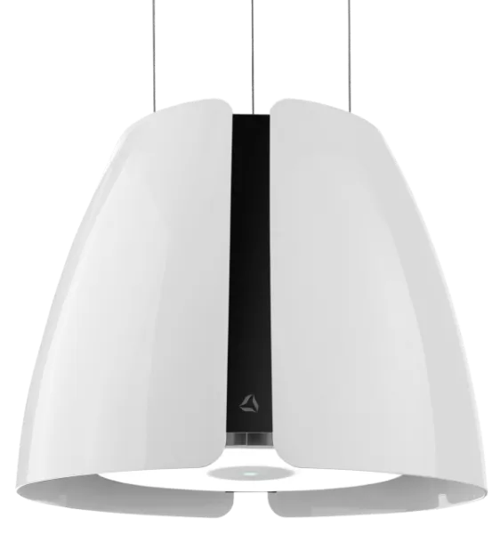 Odsavač ostrůvkový Miss W Glossy White (CDW5001B)