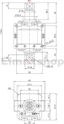 Čerpadlo GOTEC EKG-50