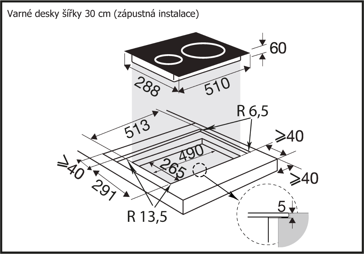 Obrázek DESKA INDUKČNÍ BPI1621UB