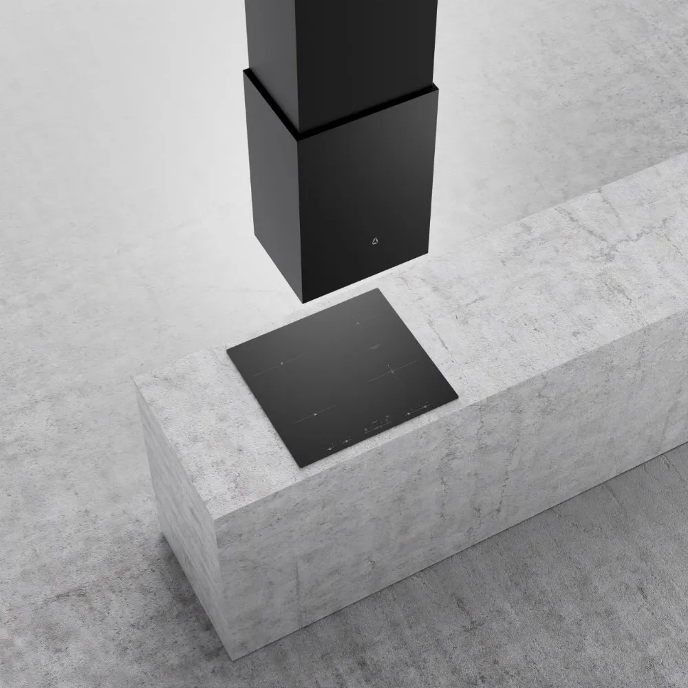 Obrázek Odsavač ostrůvkový Cube W Black (CDW4001C)