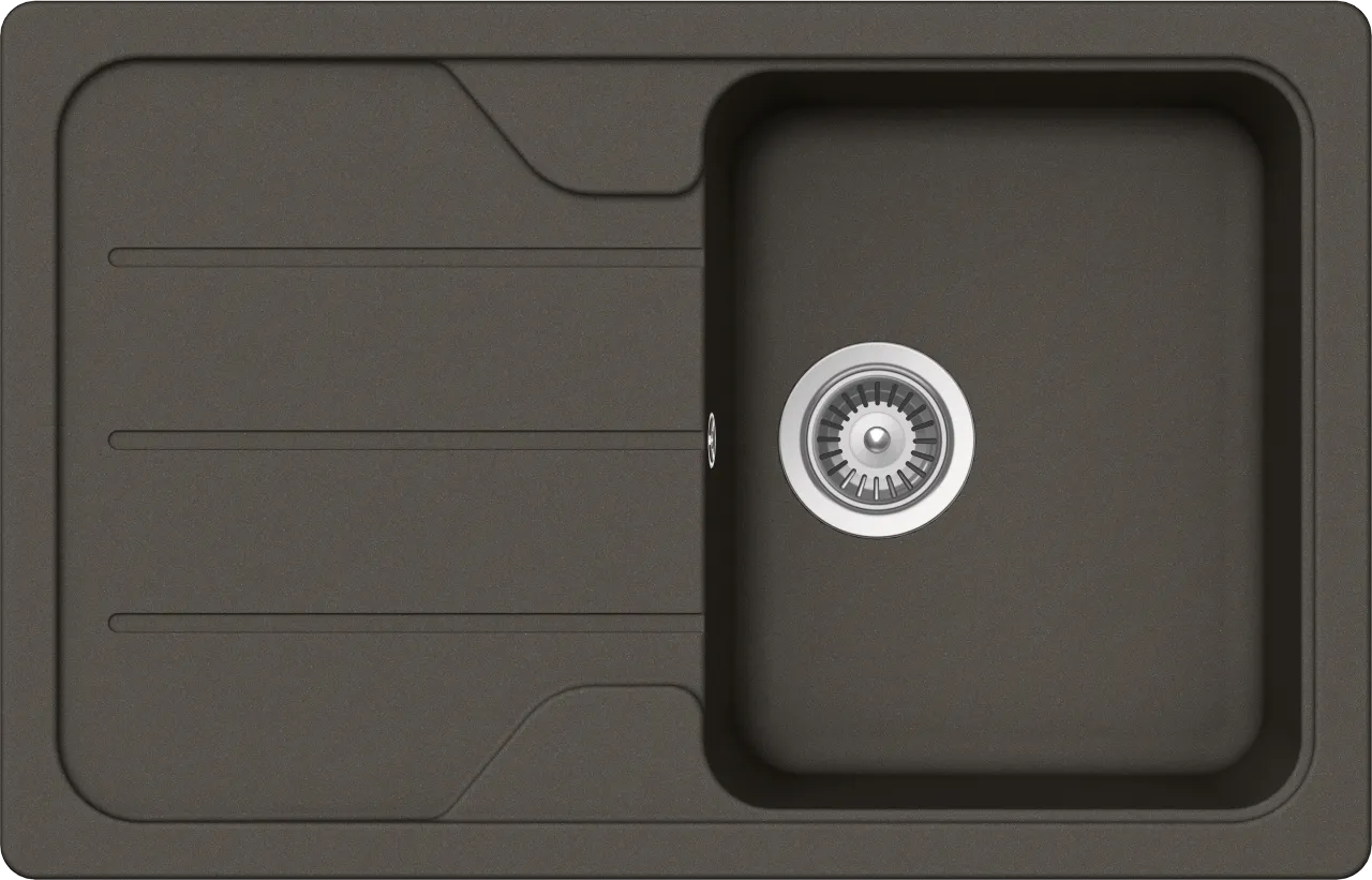 Obrázek Dřez FORMHAUS D-100S ASPHALT Horní uložení
