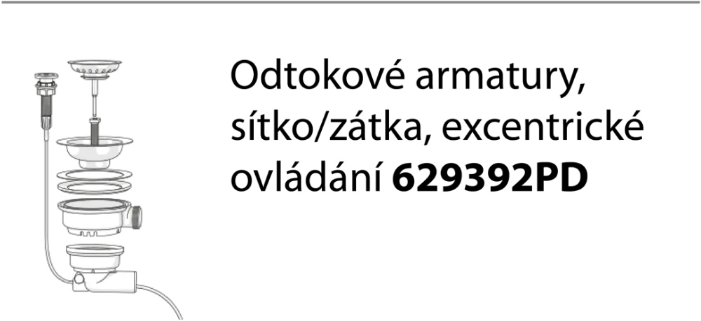 Obrázek Dřez GREENWICH N-100L Magma (do roviny)