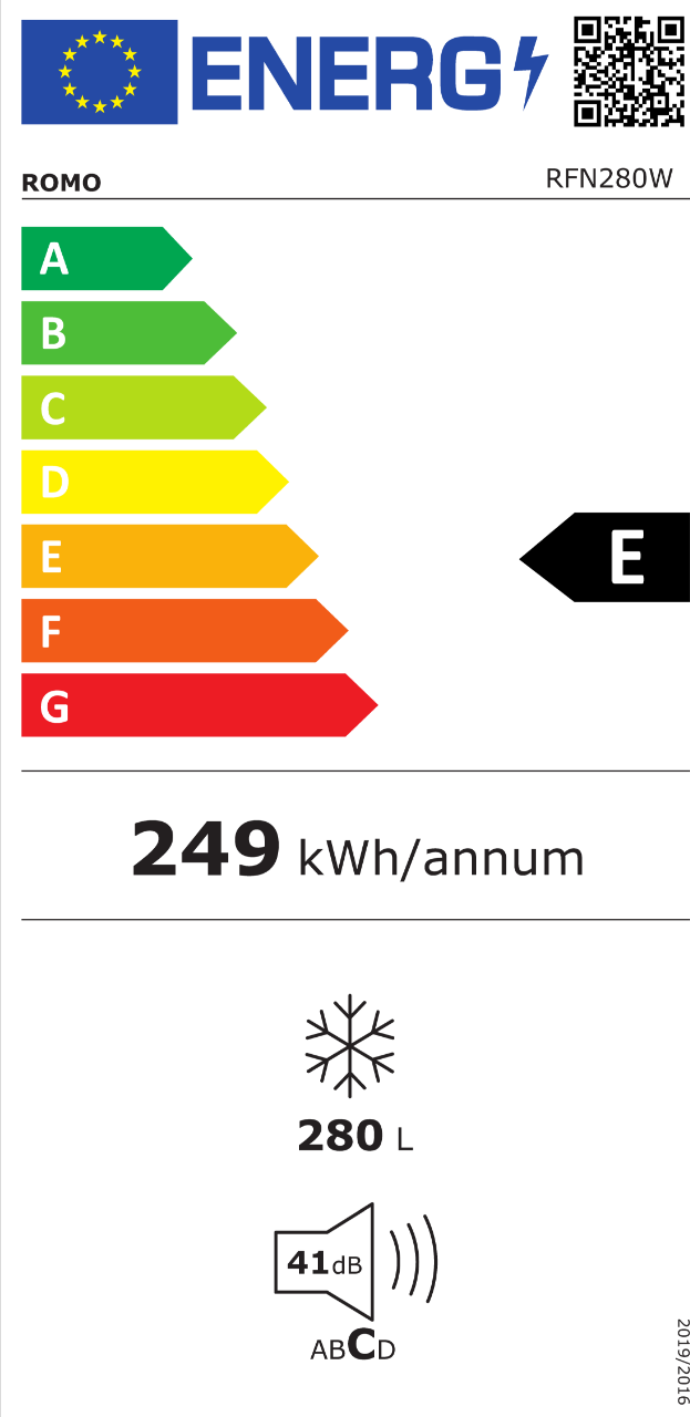 Obrázek MRAZNIČKA RFN280W