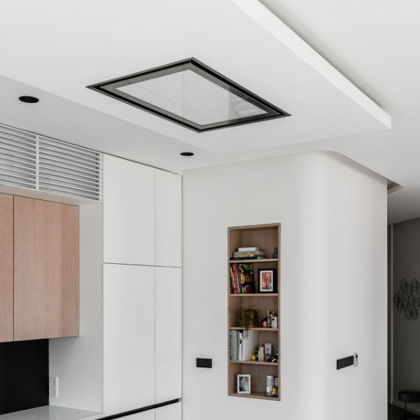 Obrázek Odsavač vestavný stropní SU Light Black (CDS9001C)