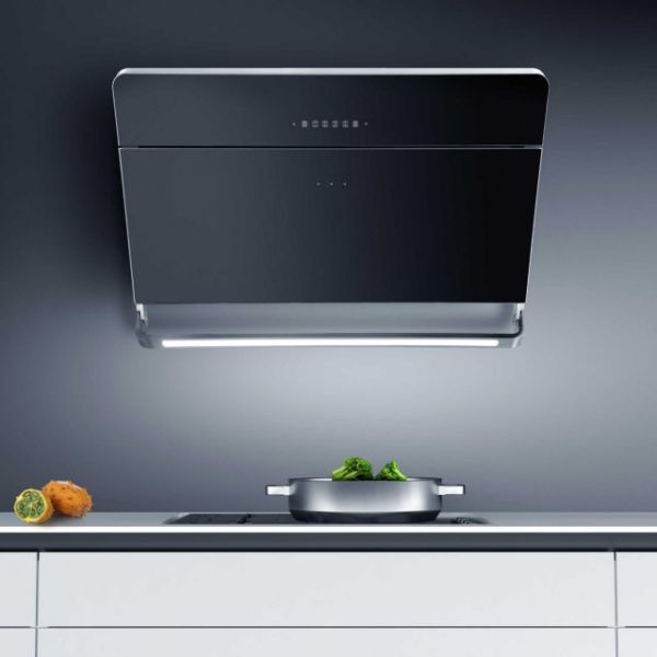 Obrázek Odsavač šikmý komínový Illumia Black (CDP9002C)