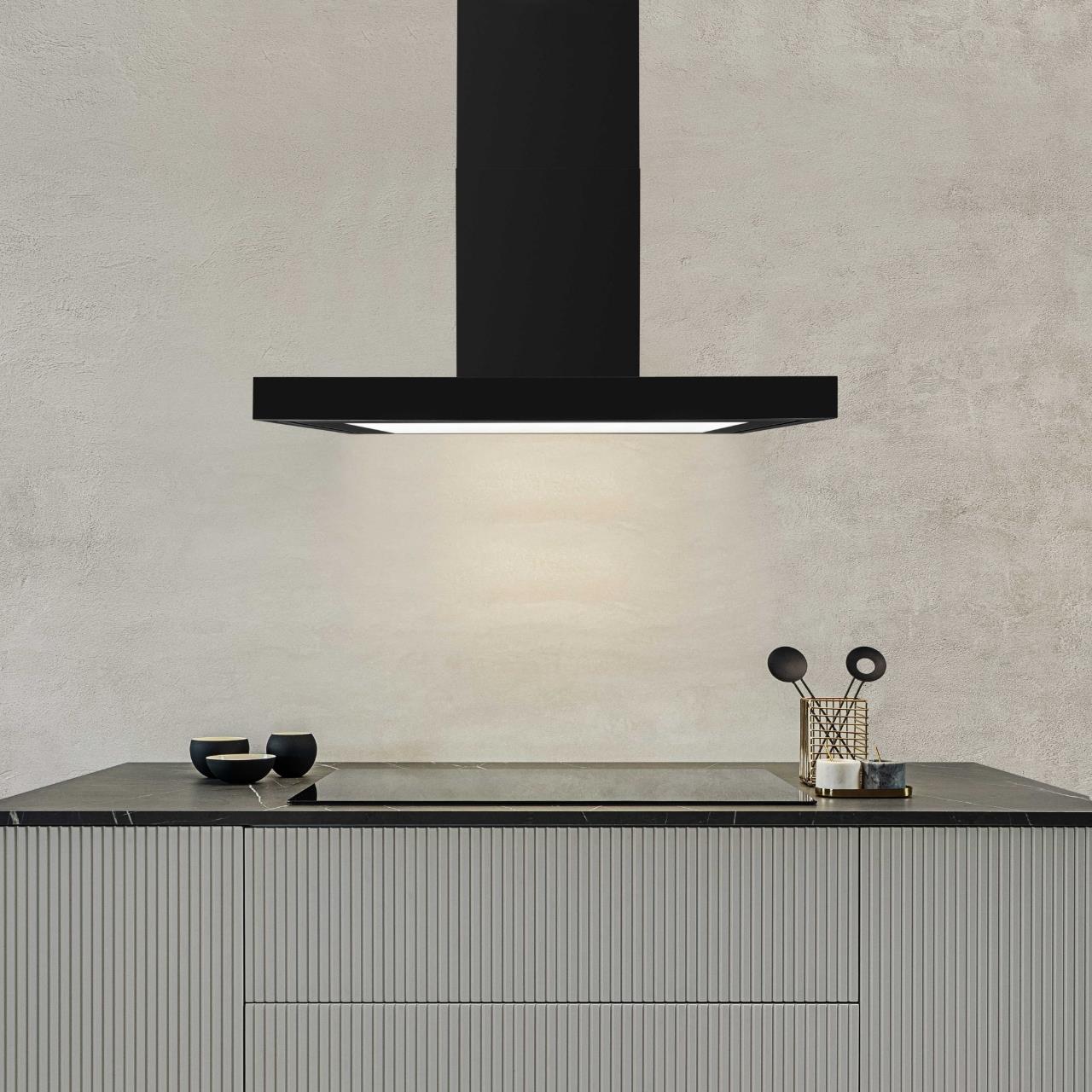 Obrázek Odsavač komínový T-Light Black 90 (CDT9002C)