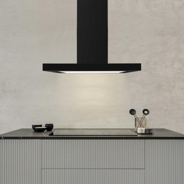 Obrázek Odsavač komínový T-Light Black 90 (CDT9002C)