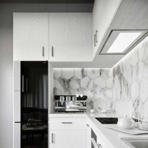 Obrázek Odsavač vestavný do skříňky SU Mini 74 White (CDZ7402B)
