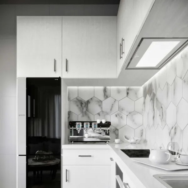 Obrázek Odsavač vestavný do skříňky SU Mini 74 White (CDZ7402B)