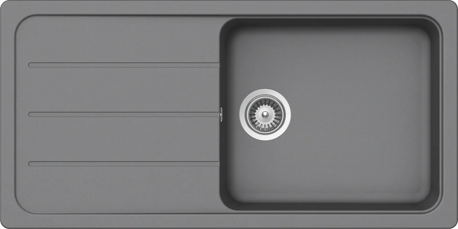 Obrázek Dřez FORMHAUS D-100L CROMA Horní uložení