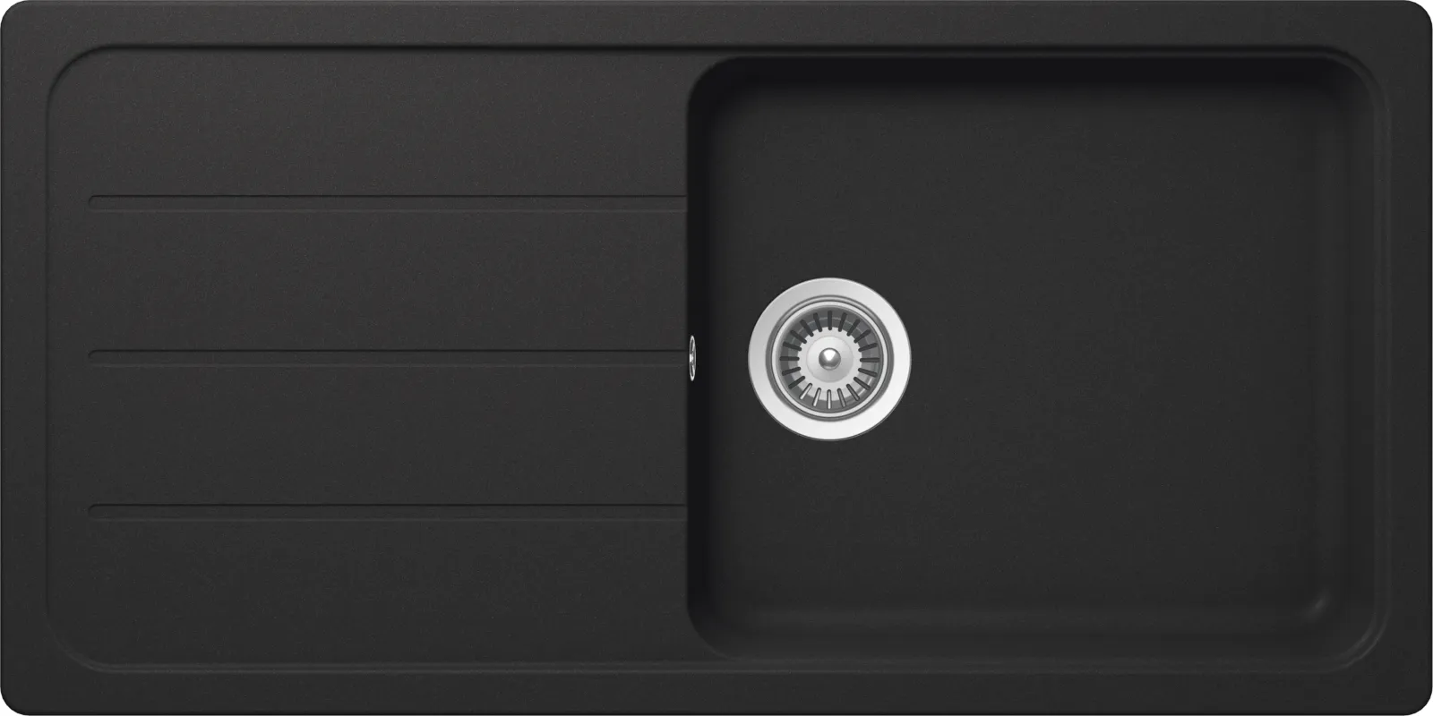 Obrázek Dřez FORMHAUS D-100L ONYX Spodní uložení