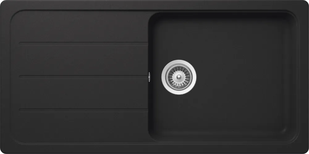 Dřez FORMHAUS D-100L ONYX Spodní uložení