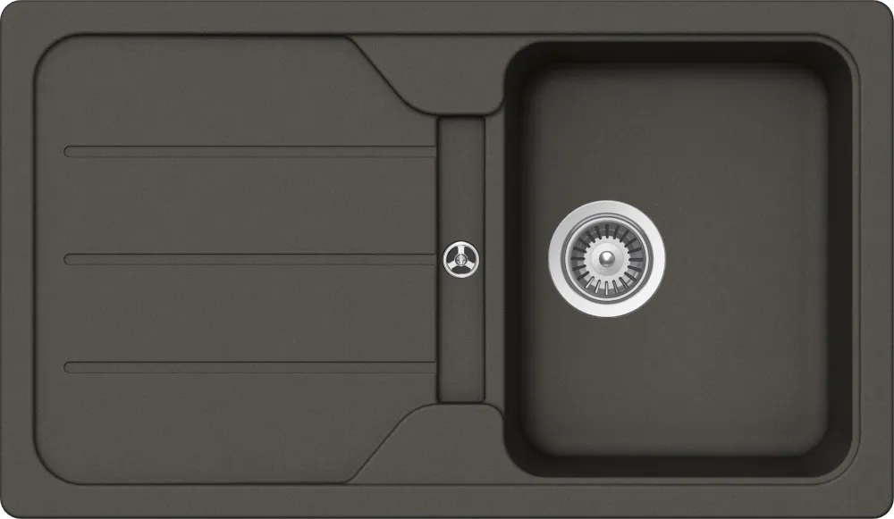 Dřez FORMHAUS D-100 ASPHALT Spodní uložení
