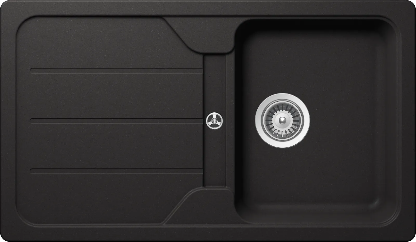 Obrázek Dřez FORMHAUS D-100 NERO Spodní uložení