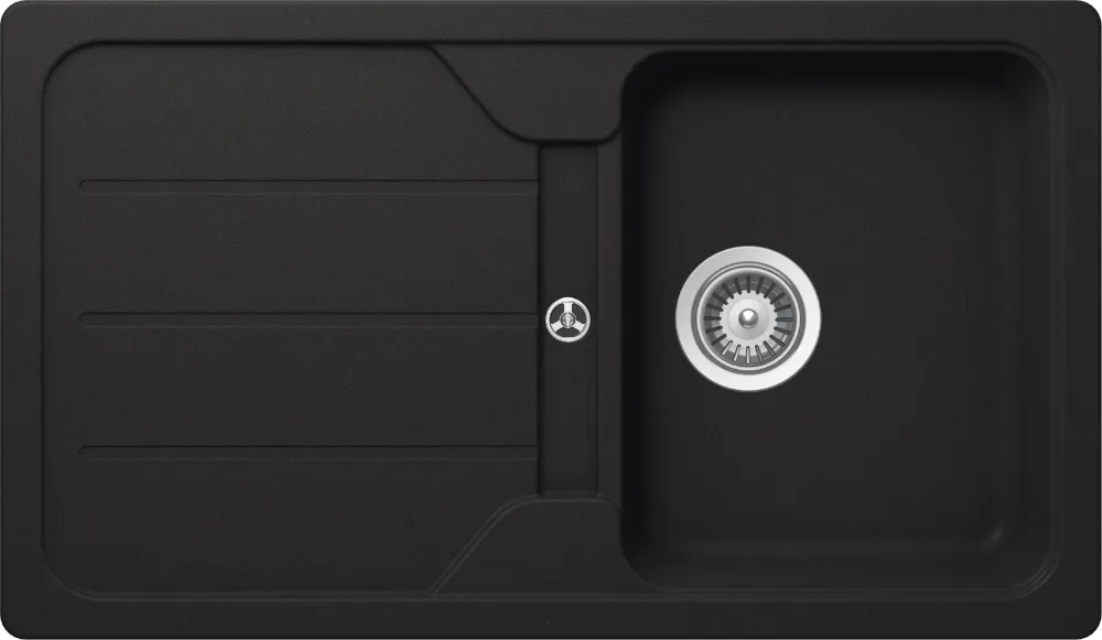 Dřez FORMHAUS D-100 ONYX Spodní uložení