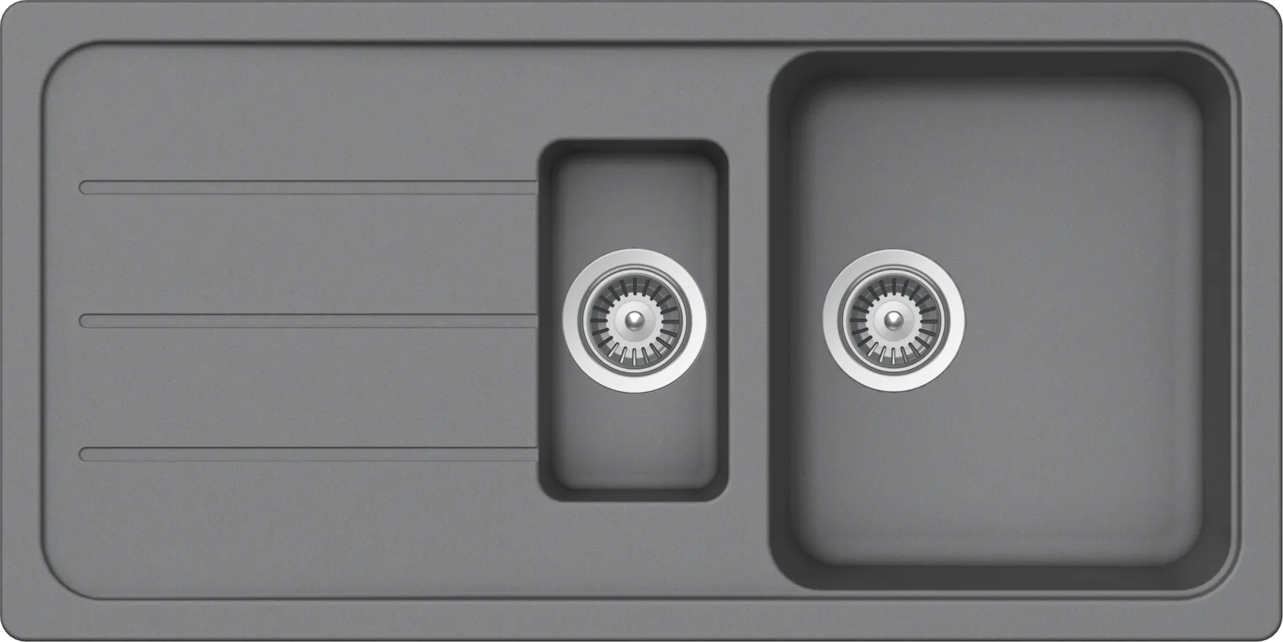 Obrázek Dřez FORMHAUS D-150L CROMA Spodní uložení