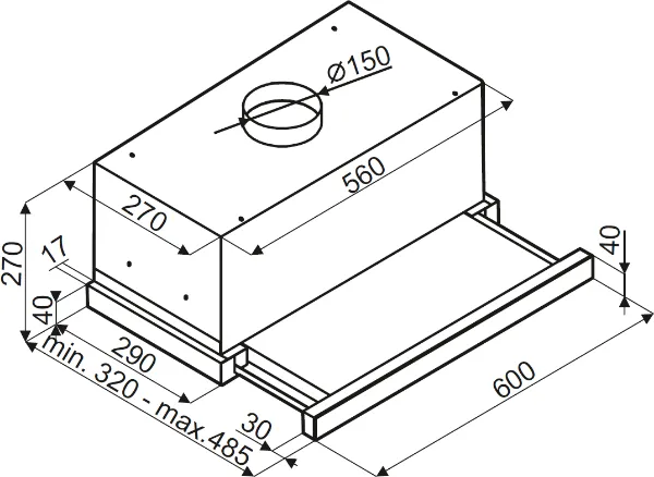 Obrázek ODSÁVAČ BHT2611B