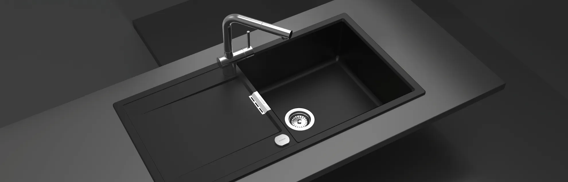 Obrázek Dřez MONO D-100L DUSK Spodní uložení