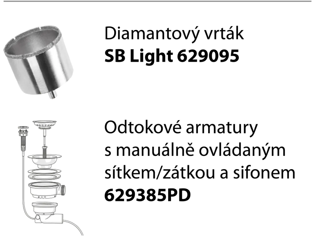 Obrázek Dřez MONO D-100S DUSK Horní uložení