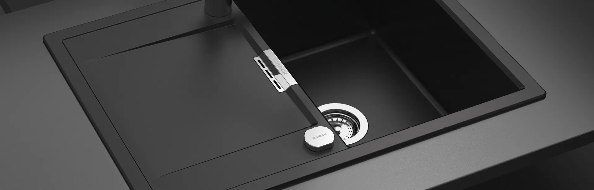 Obrázek Dřez MONO D-100S DUSK Horní uložení