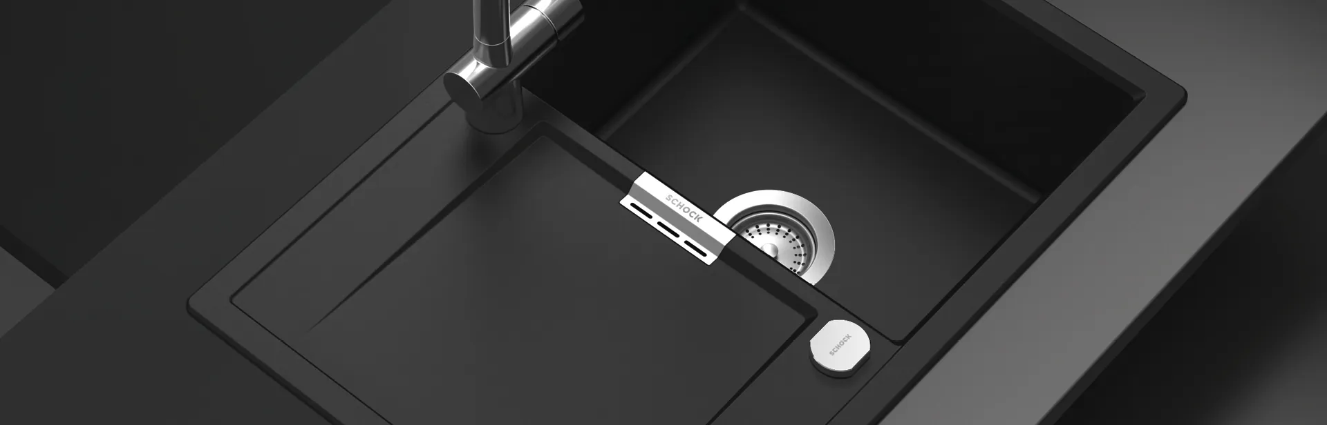 Obrázek Dřez MONO D-100S DUSK Horní uložení