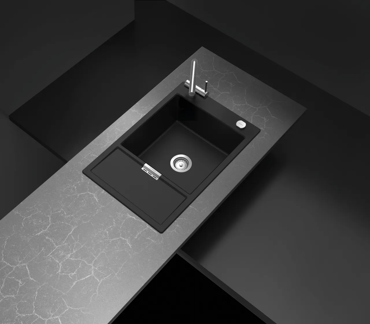 Obrázek Dřez MONO D-100XS DUSK Horní uložení