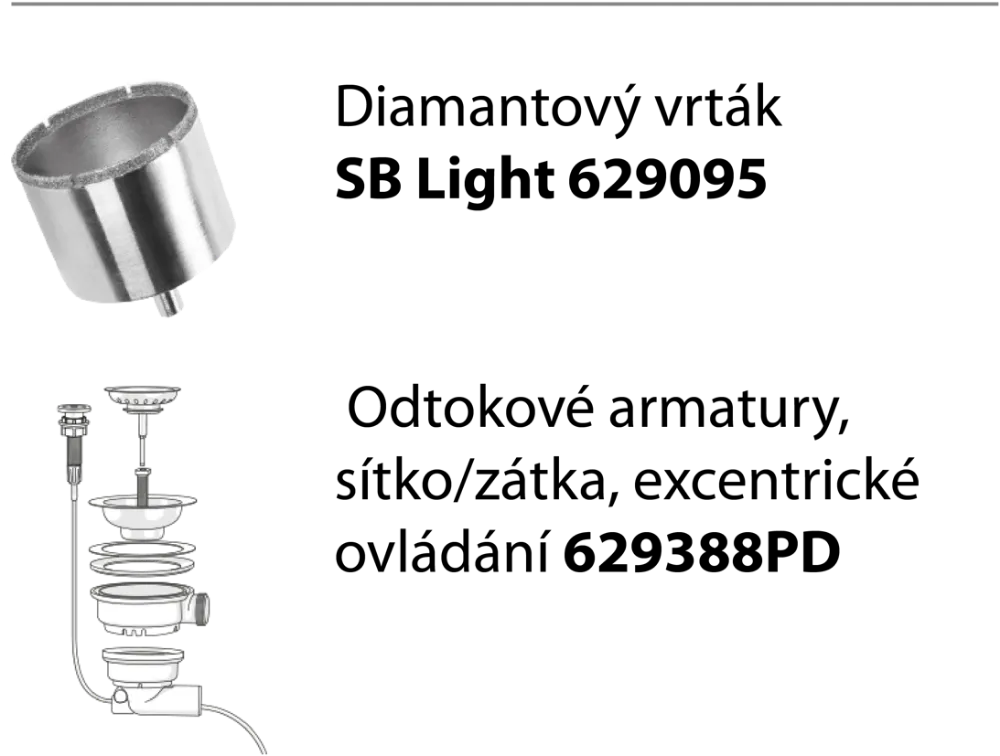 Obrázek Dřez MONO D-150 DUSK Horní uložení