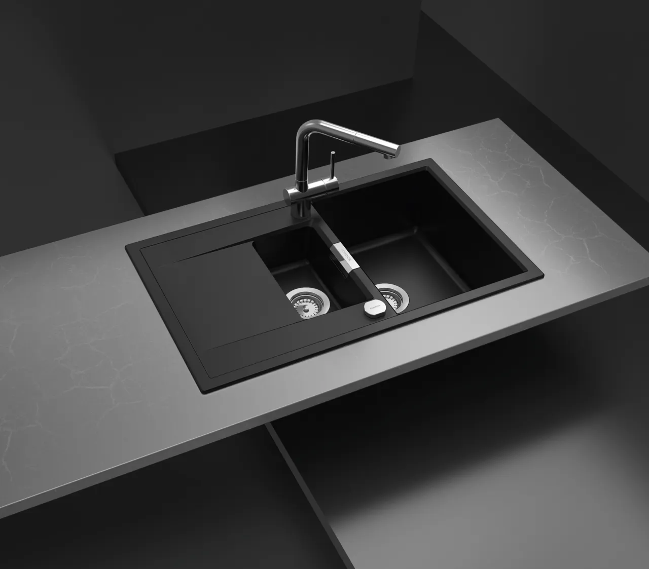 Obrázek Dřez MONO D-150 DUSK Horní uložení