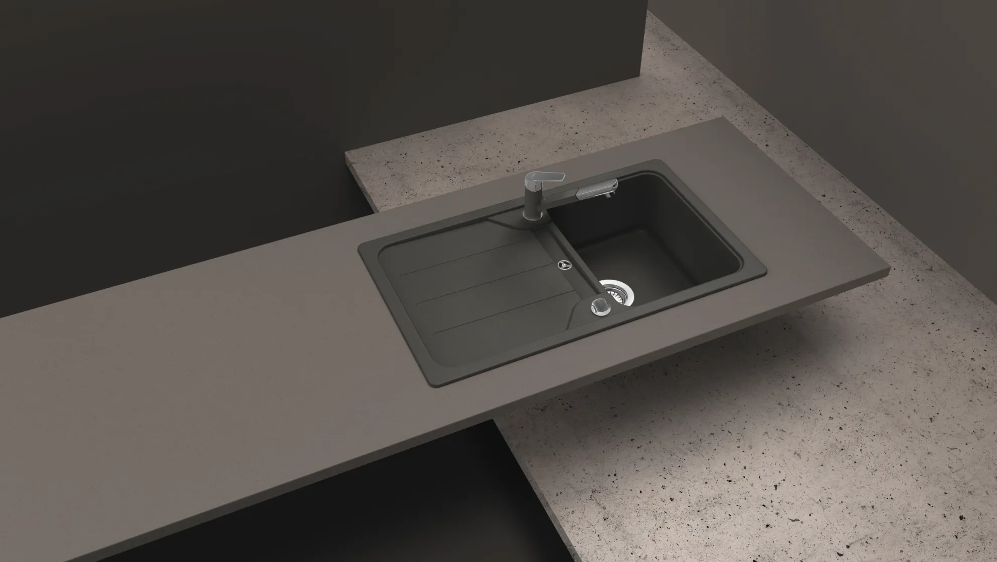 Obrázek Dřez FORMHAUS D-100 CROMA Horní uložení