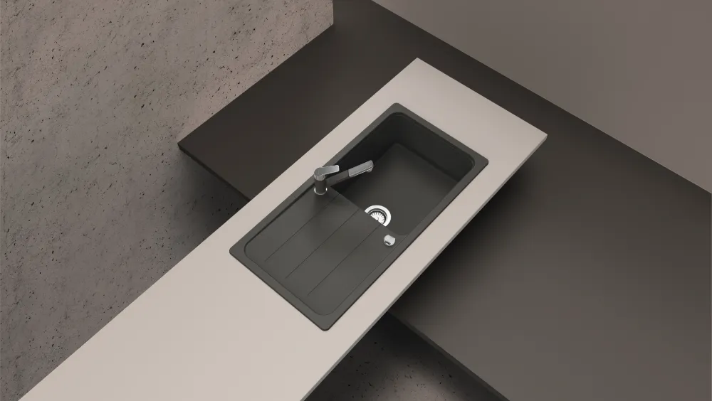 Obrázek Dřez FORMHAUS D-100L CROMA Spodní uložení