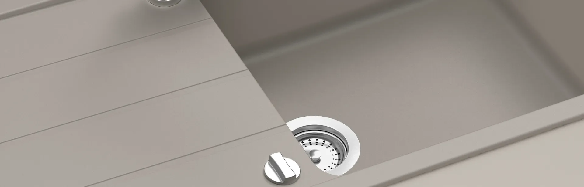 Obrázek Dřez FORMHAUS D-100L ONYX Spodní uložení