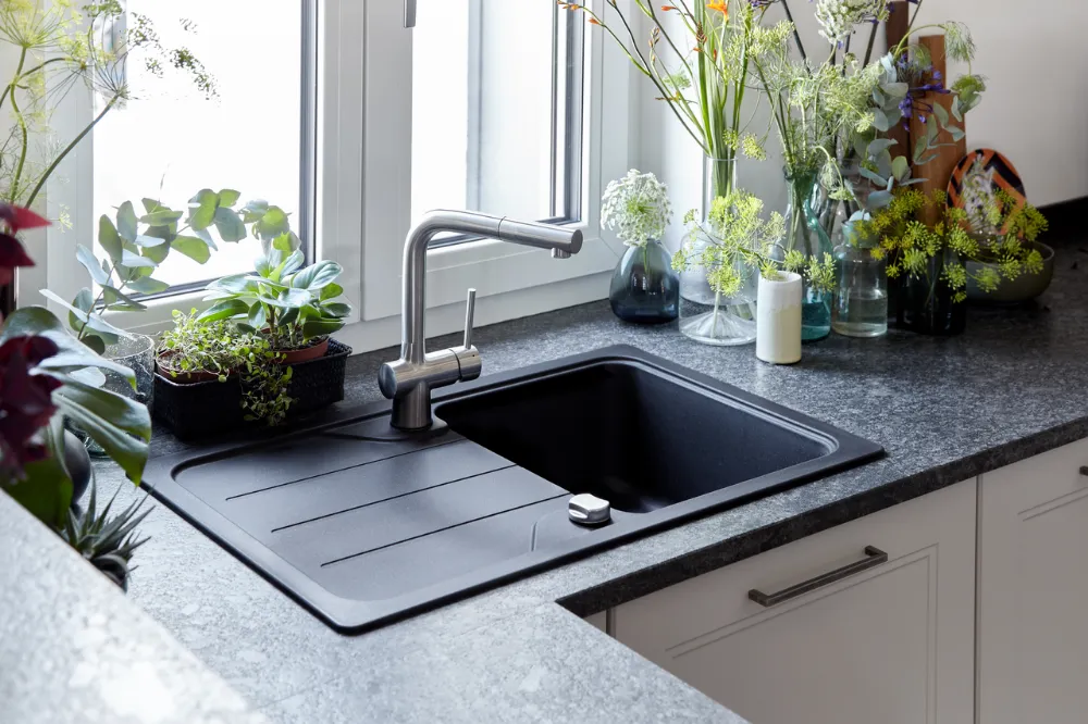 Obrázek Dřez FORMHAUS D-100S ASPHALT Spodní uložení