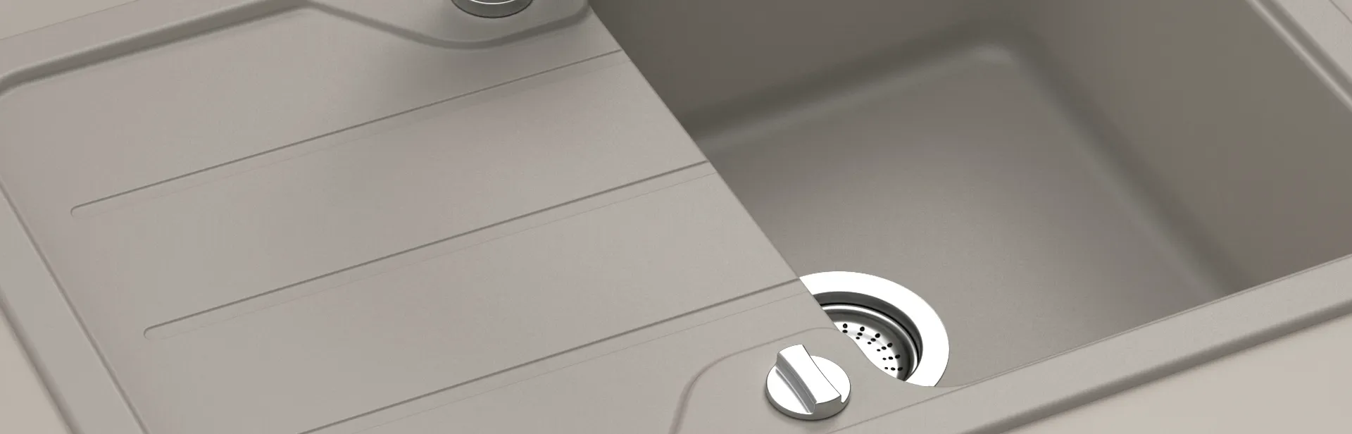 Obrázek Dřez FORMHAUS D-100S ASPHALT Spodní uložení